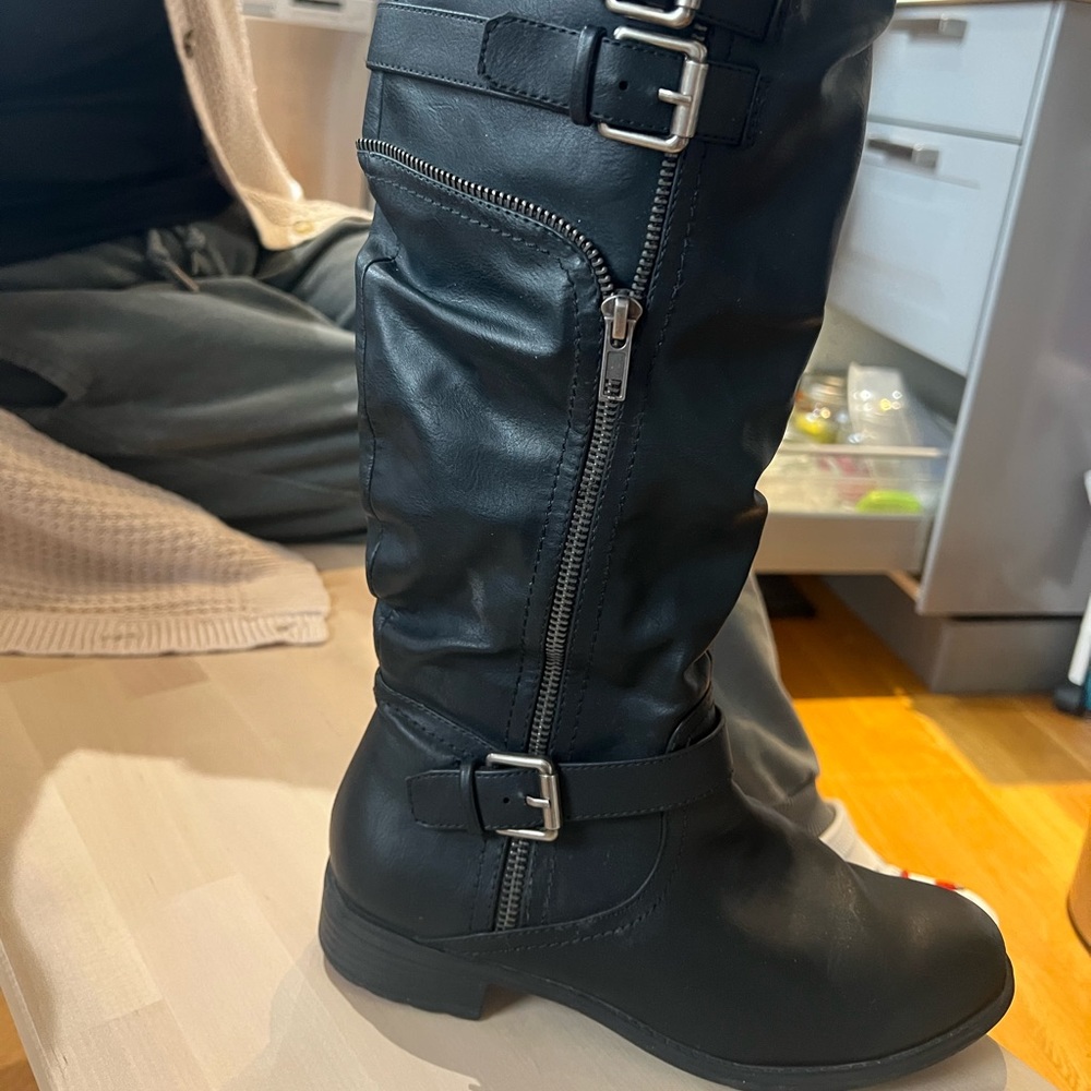 Mid calf boots